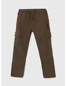 Dječje hlače Pepe Jeans TADEO boja: zelena, bez uzorka