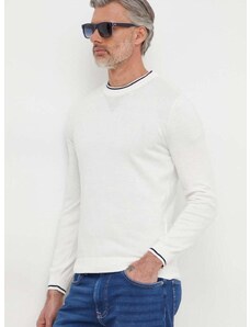 Pamučni pulover Pepe Jeans Mike boja: bijela, lagani