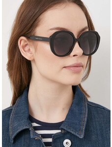 Sunčane naočale Tommy Hilfiger za žene, boja: crna