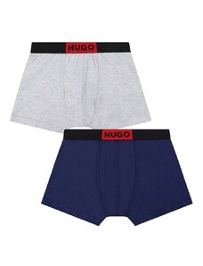 Dječje bokserice HUGO 2-pack boja: tamno plava