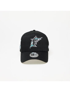 New Era Miami Marlins World Series Patch 9FORTY E-Frame Adjustable Cap Black/ Kelly Green
