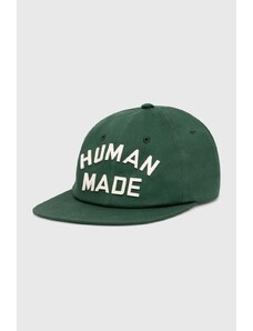 Pamučna kapa sa šiltom Human Made Baseball Cap boja: zelena, s aplikacijom, HM27GD009