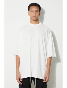 Pamučna majica Rick Owens Tommy T-Shirt za muškarce, boja: bijela, bez uzorka, DU01D1259.RN.11