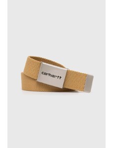Remen Carhartt WIP Clip Belt Chrome boja: bež, I019176.1YHXX