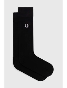 Čarape Fred Perry Classic Laurel Wreath Sock za muškarce, boja: crna, C7135.843