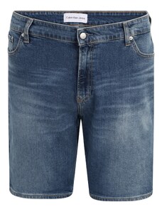 Calvin Klein Jeans Plus Traperice plavi traper / crna / bijela
