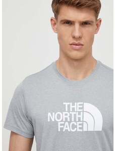 Sportska majica kratkih rukava The North Face Reaxion Easy boja: siva, s tiskom, NF0A4CDVX8A1