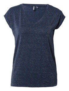 PIECES Majica 'Billo' mornarsko plava / srebro