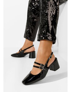 Zapatos Salonke s remenčićem Tralys crno