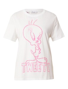 PRINCESS GOES HOLLYWOOD Majica 'Tweety' svijetloroza / bijela