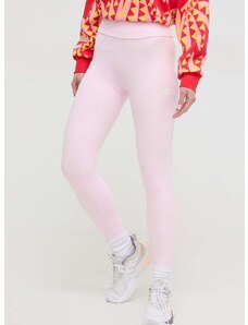 Tajice adidas za žene, boja: ružičasta, bez uzorka
