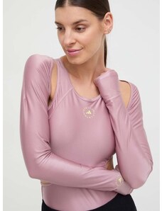 Bodi adidas by Stella McCartney za žene, boja: ružičasta