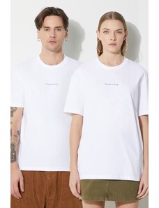 Pamučna majica Filling Pieces za muškarce, boja: bijela, s tiskom