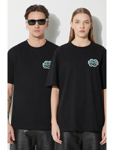 Pamučna majica Filling Pieces T-shirt Gowtu za muškarce, boja: crna, s aplikacijom, 74433921861