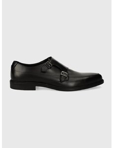 Kožne cipele HUGO Kerr za muškarce, boja: crna, 50517214