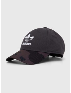 Kapa sa šiltom adidas Originals boja: crna, s uzorkom