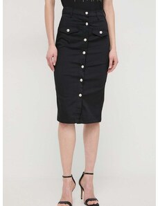 Suknja Liu Jo boja: crna, midi, pencil