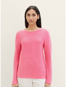 Tom Tailor Pleteni pulover - Ružičasta