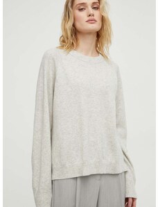 Vuneni pulover Herskind za žene, boja: siva, lagani