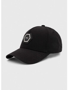 BALR. Kapa sa šiltom Barl Hexline boja: crna, s aplikacijom, B6110 1062