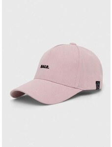 Pamučna kapa sa šiltom BALR boja: ružičasta, s aplikacijom, B6110 1061