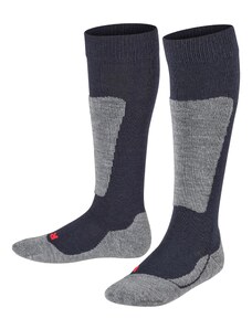 FALKE Sportske čarape 'Active Ski' morsko plava / plava melange / siva