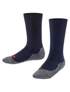 FALKE Sportske čarape 'Active Warm' noćno plava / siva melange / crvena