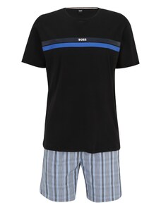 BOSS Kratka pidžama plava / opal / svijetloplava / crna