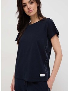 Homewear majica kratkih rukava Tommy Hilfiger boja: tamno plava