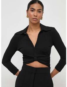 Bluza Pinko za žene, boja: crna, bez uzorka