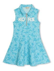 Dječja haljina Michael Kors boja: tirkizna, mini, širi se prema dolje