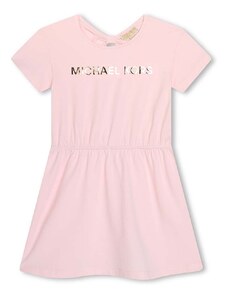 Dječja haljina Michael Kors boja: ružičasta, mini, ravna
