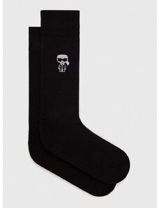 Čarape Karl Lagerfeld za muškarce, boja: crna