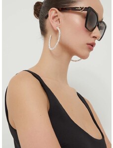 Sunčane naočale Love Moschino za žene, boja: smeđa