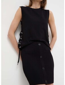Suknja Silvian Heach boja: crna, mini, pencil