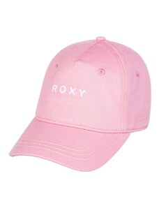 Pamučna kapa sa šiltom za bebe Roxy DEARELIEVER T boja: ružičasta, bez uzorka