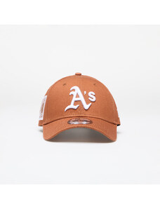 New Era Oakland Athletics MLB Side Patch 9FORTY Adjustable Cap Brown/ White