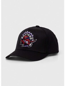 Kapa sa šiltom s dodatkom vune Mitchell&Ness NBA TORONTO RAPTORS boja: crna, s aplikacijom