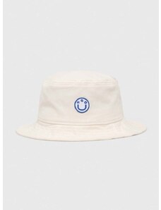 Pamučni šešir Hugo Blue boja: bijela, pamučni