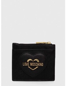 Novčanik Love Moschino za žene, boja: crna