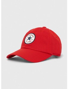 Kapa sa šiltom Converse boja: crvena, s aplikacijom