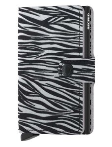 Kožni novčanik Secrid Miniwallet Zebra Light Grey boja: siva