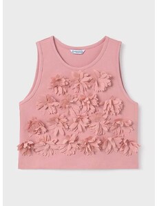 Dječja bluza Mayoral boja: ružičasta, s aplikacijom