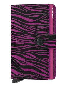 Kožni novčanik Secrid Miniwallet Zebra Fuchsia boja: ružičasta