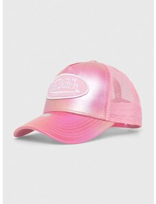 Kapa sa šiltom Von Dutch boja: ružičasta, s aplikacijom