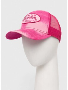 Kapa sa šiltom Von Dutch boja: ružičasta, s uzorkom
