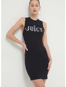 Haljina Juicy Couture boja: crna, mini, ravna