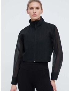 Jakna za trening Calvin Klein Performance boja: crna, za prijelazno razdoblje