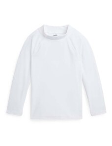 Dječja majica dugih rukava za kupanje Polo Ralph Lauren boja: bijela