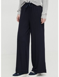 Homewear hlače Tommy Hilfiger boja: tamno plava, bez uzorka